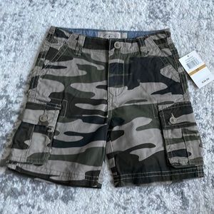 Brand New Camo cargo shorts for kids
